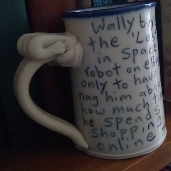 Wally Ware Tom Edwards Pottery Will Robinson Mug - Picture 3 of 7